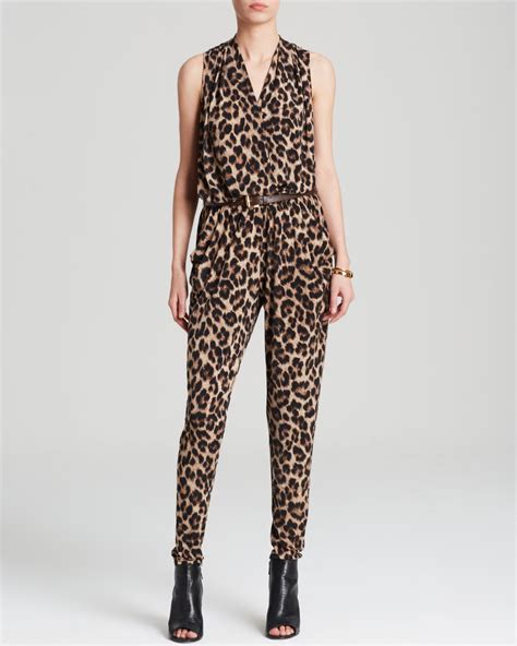 michael kors zebra print jumpsuit